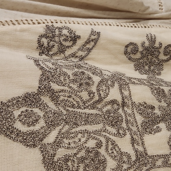 ANTHROPOLOGIE MEADOW RUE EMBROIDERED TOP SIZE L - Picture 3 of 5